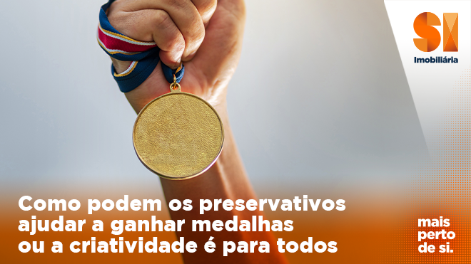 Como podem os preservativos ajudar a ganhar medalhas ou a criatividade é para todos